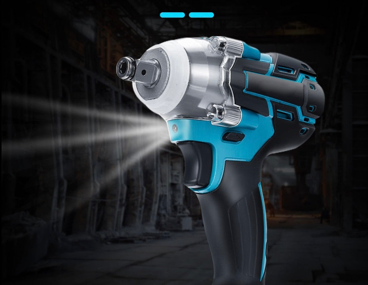 Cordless Electric Impact Wrench 18V High Torque Power Tool