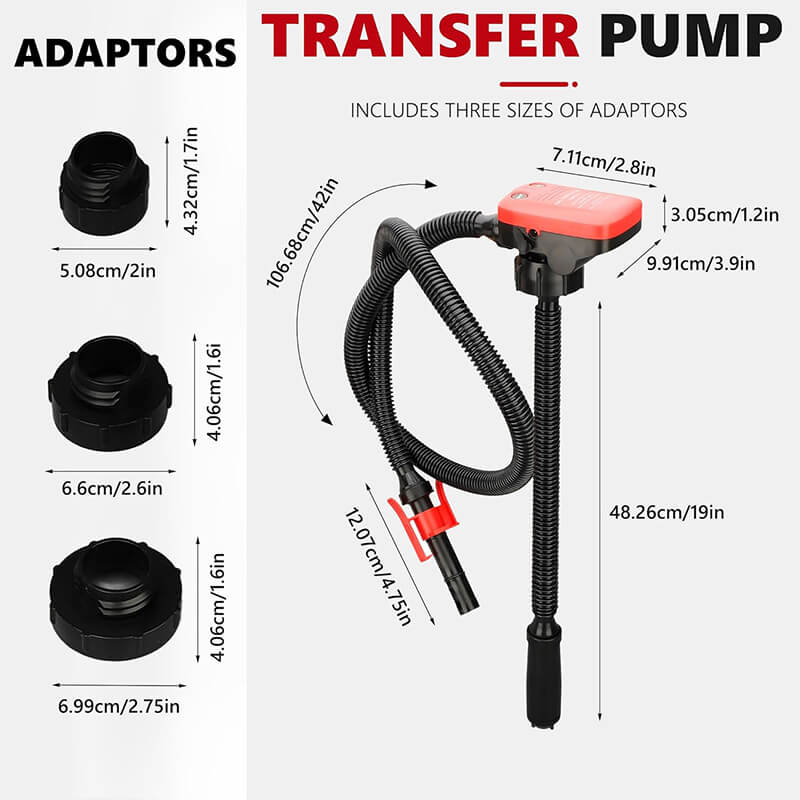 Electric Fuel Transfer Pump Portable Diesel Oil Gas Pump