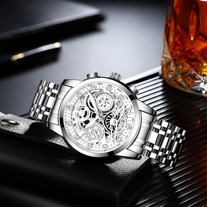 Luxury Skeleton Automatic Watch for Men