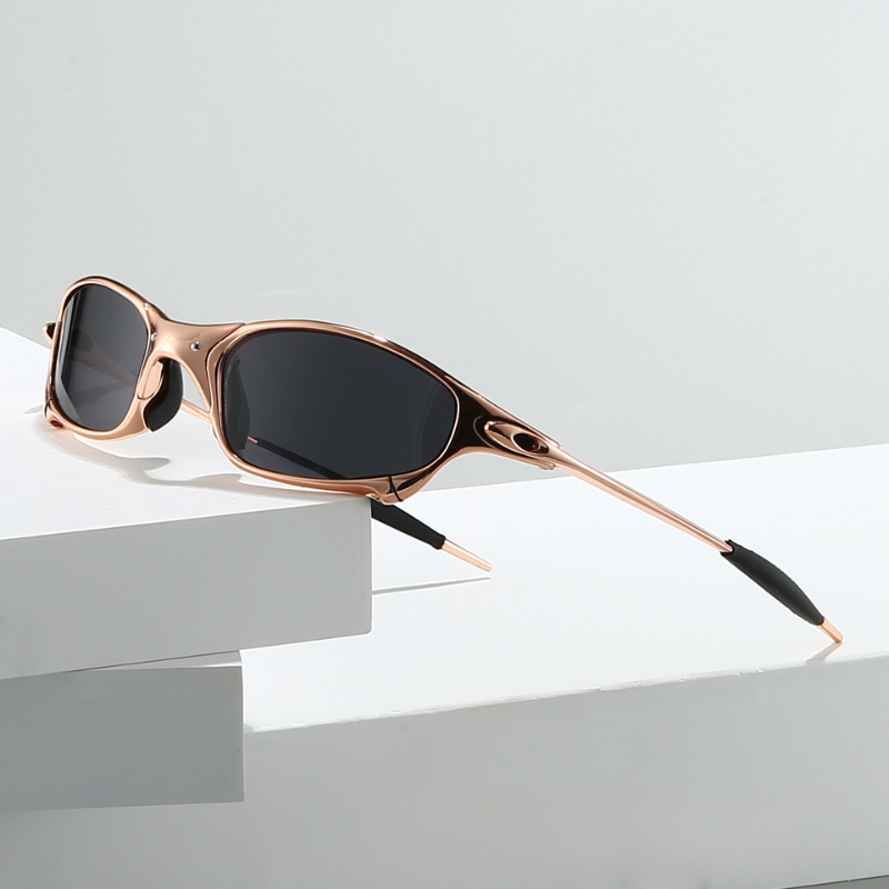 Mens Polarized Sunglasses Metal Frame UV Outdoor Eyewear