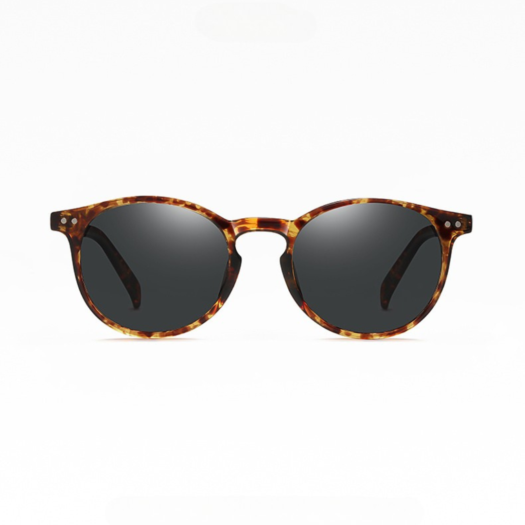 Mens Retro Round Sunglasses Polarized Vintage UV400 Eyewear