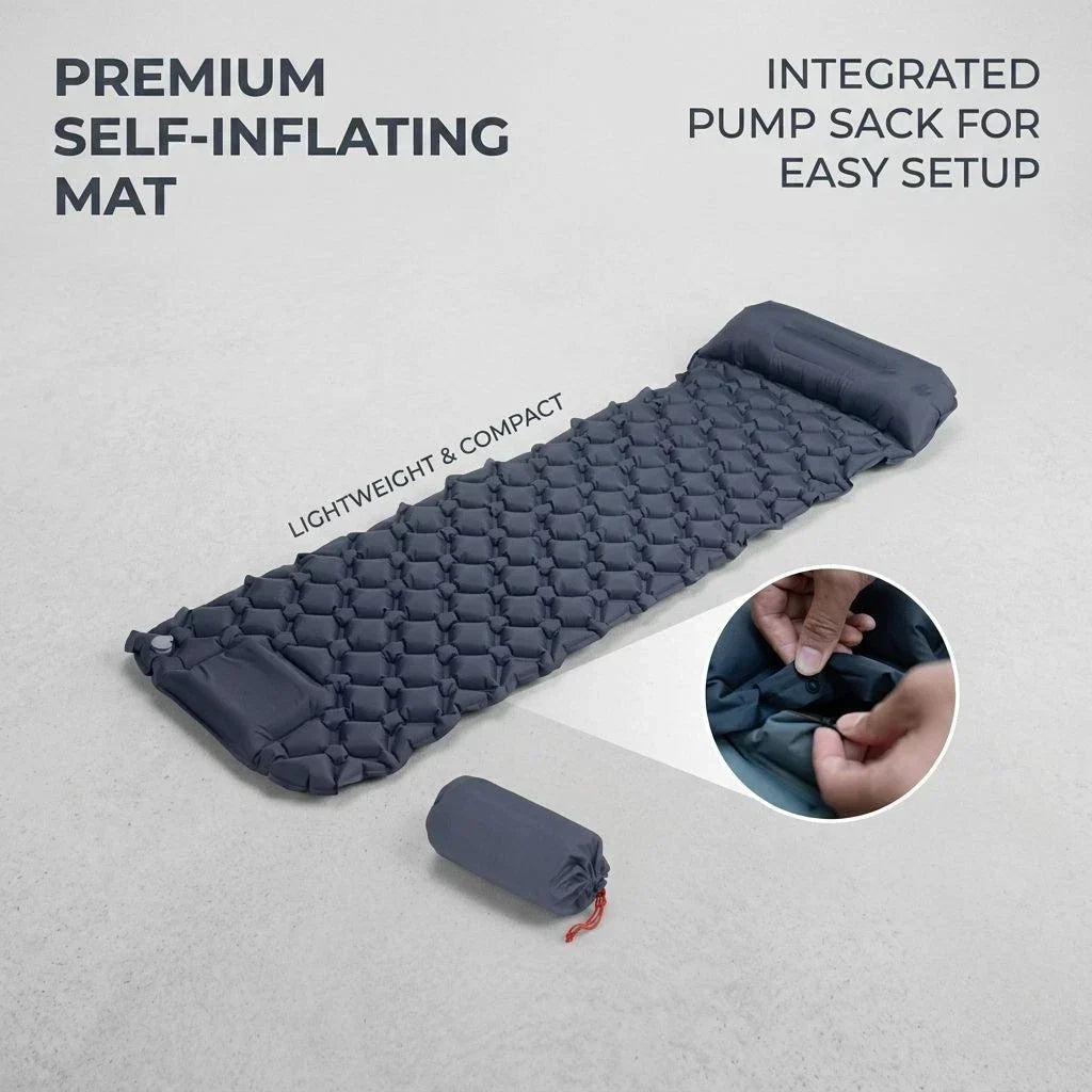 Ultralight Camping Air Mattress Inflatable Sleeping Pad