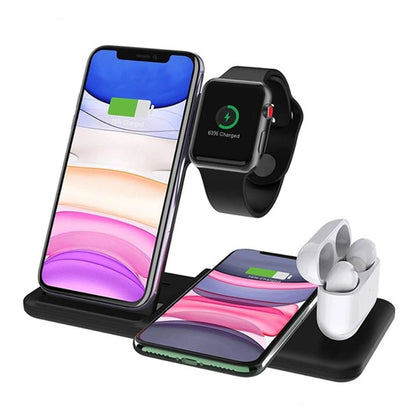 15W Wireless Charging Station for iPhone Apple Watch and AirPods
