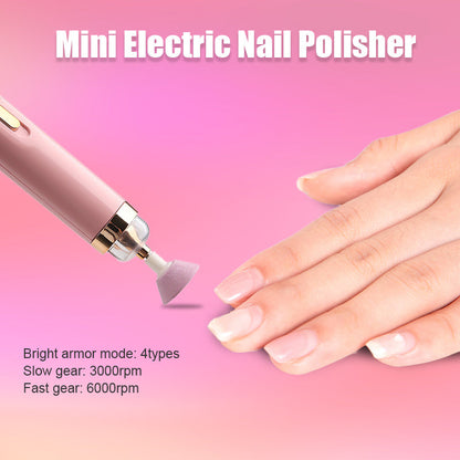 5 in 1 Electric Nail Polisher Portable Manicure and Pedicure Tool with Light