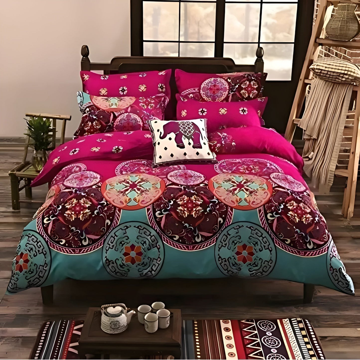 Abstract Bedding Set Soft Breathable Bedroom Comfort