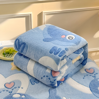 All Season Coral Fleece Throw Blanket Soft Plush Cozy Bed Sofa Blanket