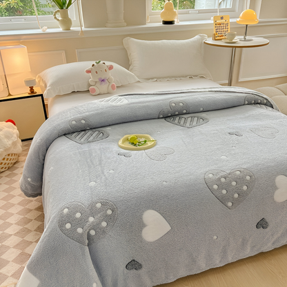 All Season Coral Fleece Throw Blanket Soft Plush Cozy Bed Sofa Blanket