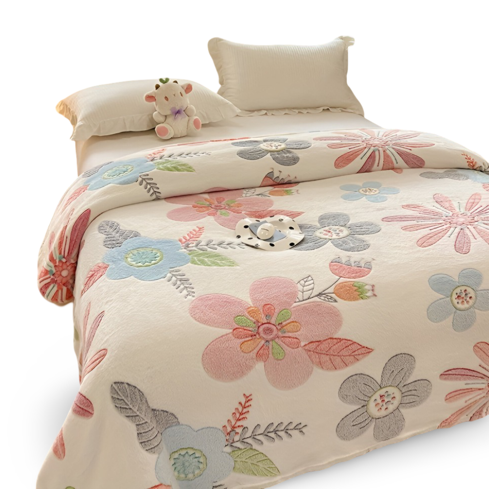 All Season Coral Fleece Throw Blanket Soft Plush Cozy Bed Sofa Blanket