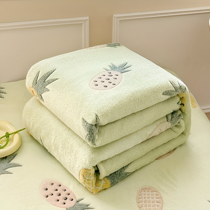 All Season Coral Fleece Throw Blanket Soft Plush Cozy Bed Sofa Blanket