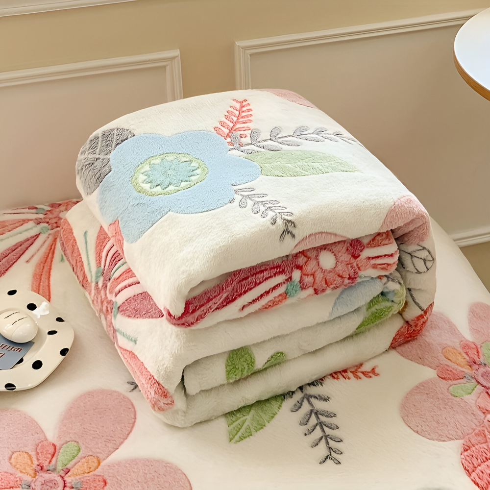 All Season Coral Fleece Throw Blanket Soft Plush Cozy Bed Sofa Blanket