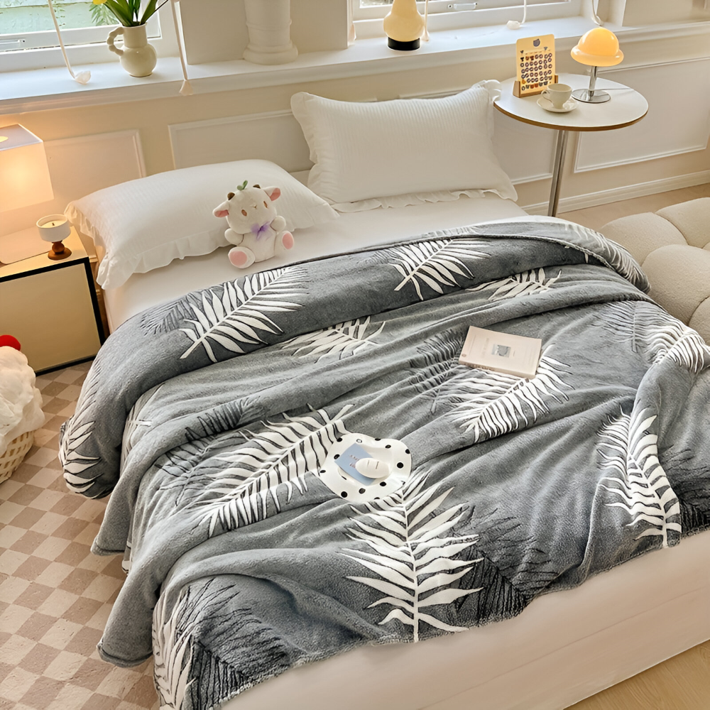 All Season Coral Fleece Throw Blanket Soft Plush Cozy Bed Sofa Blanket