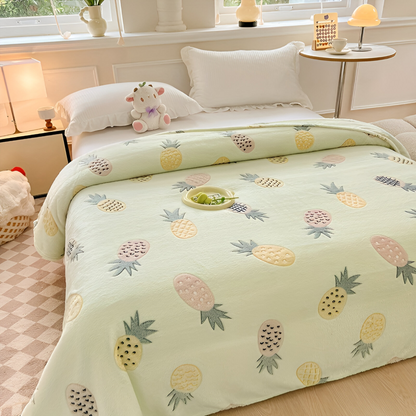 All Season Coral Fleece Throw Blanket Soft Plush Cozy Bed Sofa Blanket