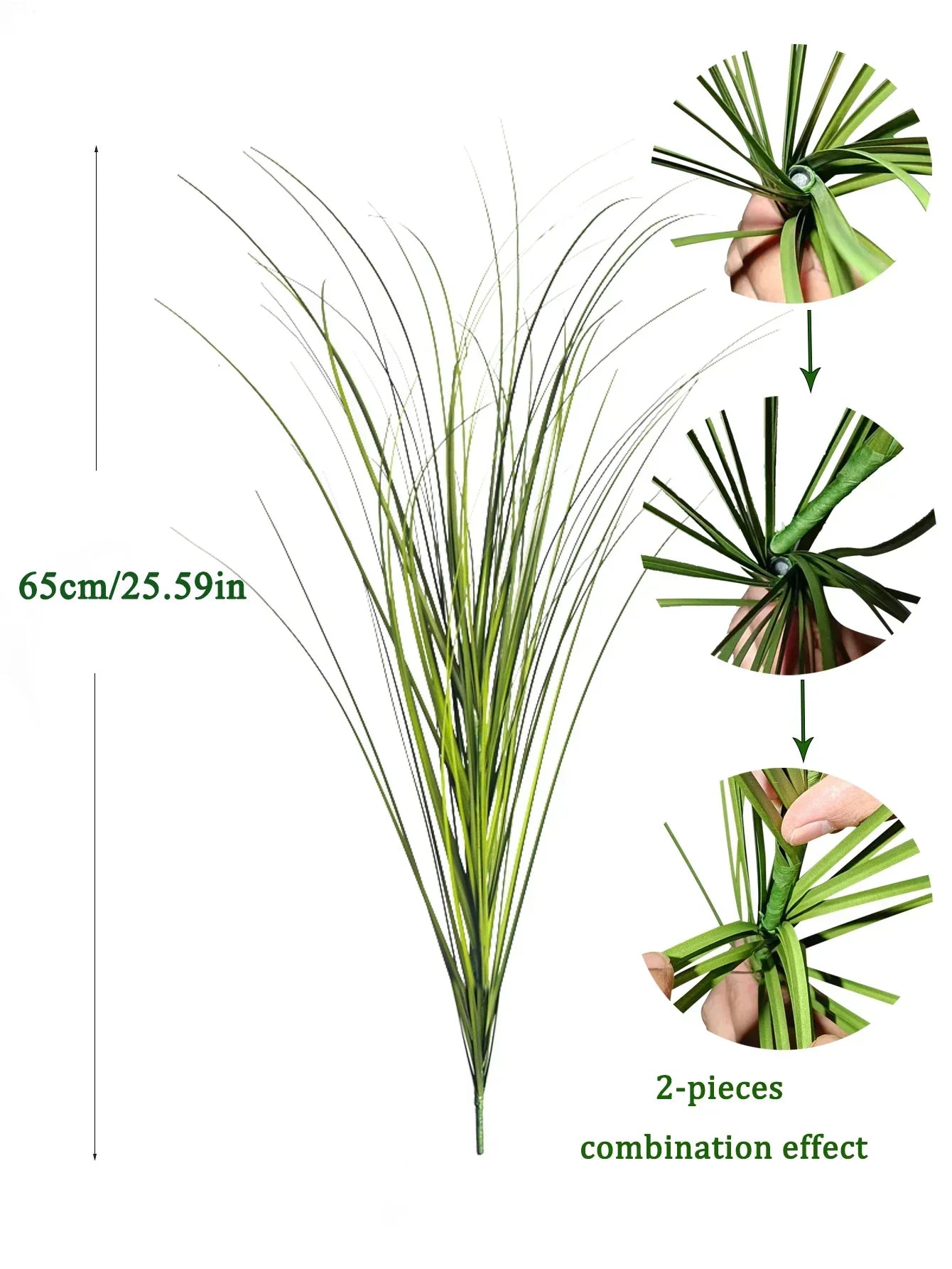 Artificial Reed Grass Plant Large Tropical Decorative Greenery