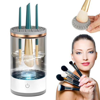 Automatic Makeup Brush Cleaner Electric Rotating Clean Dryer Tool