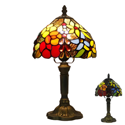 Baroque Tiffany Glass Table Lamp Decorative Desk Lighting