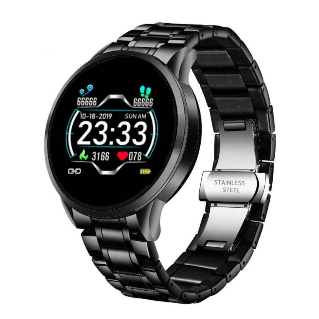 Bluetooth Smartwatch Fitness Tracker with Heart Rate Monitor