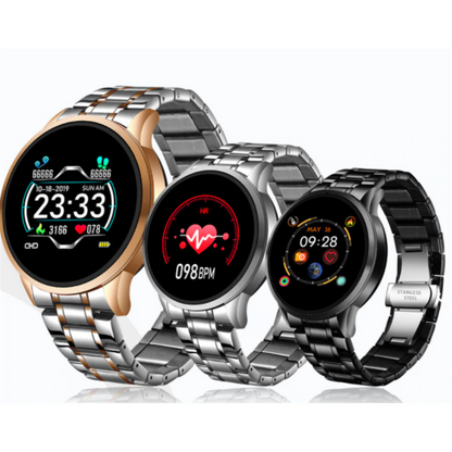 Bluetooth Smartwatch Fitness Tracker with Heart Rate Monitor