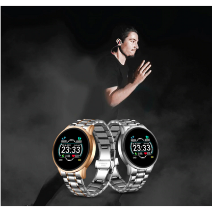 Bluetooth Smartwatch Fitness Tracker with Heart Rate Monitor