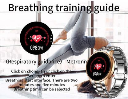 Bluetooth Smartwatch Fitness Tracker with Heart Rate Monitor