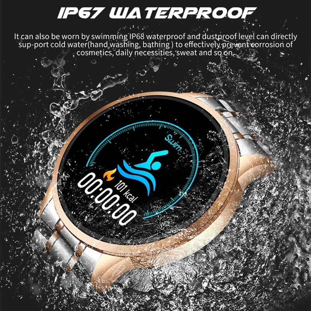 Bluetooth Smartwatch Fitness Tracker with Heart Rate Monitor