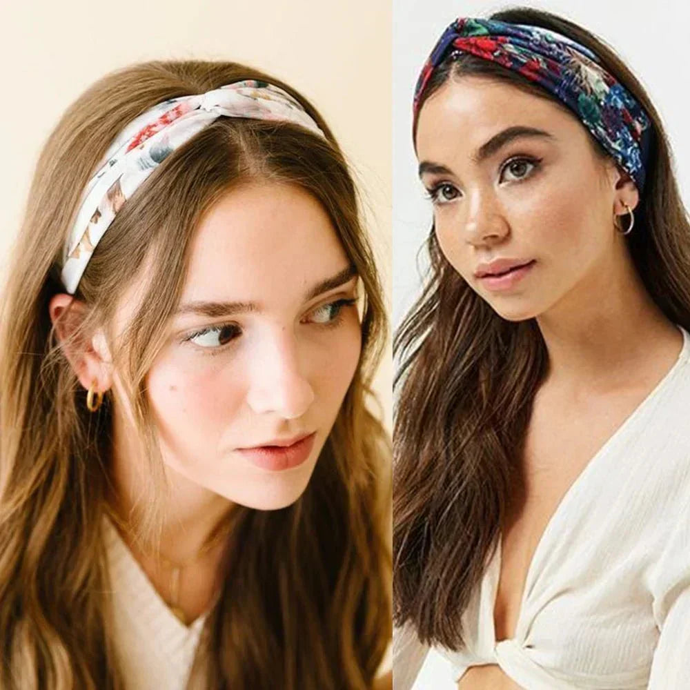 Bohemian Print Headband Vintage Cotton Hair Bandana