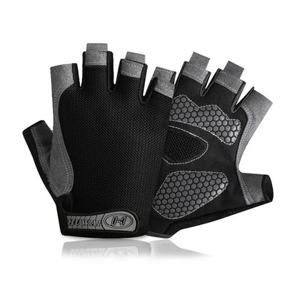 Breathable Anti Slip Cycling Gloves Fitness Training Grip