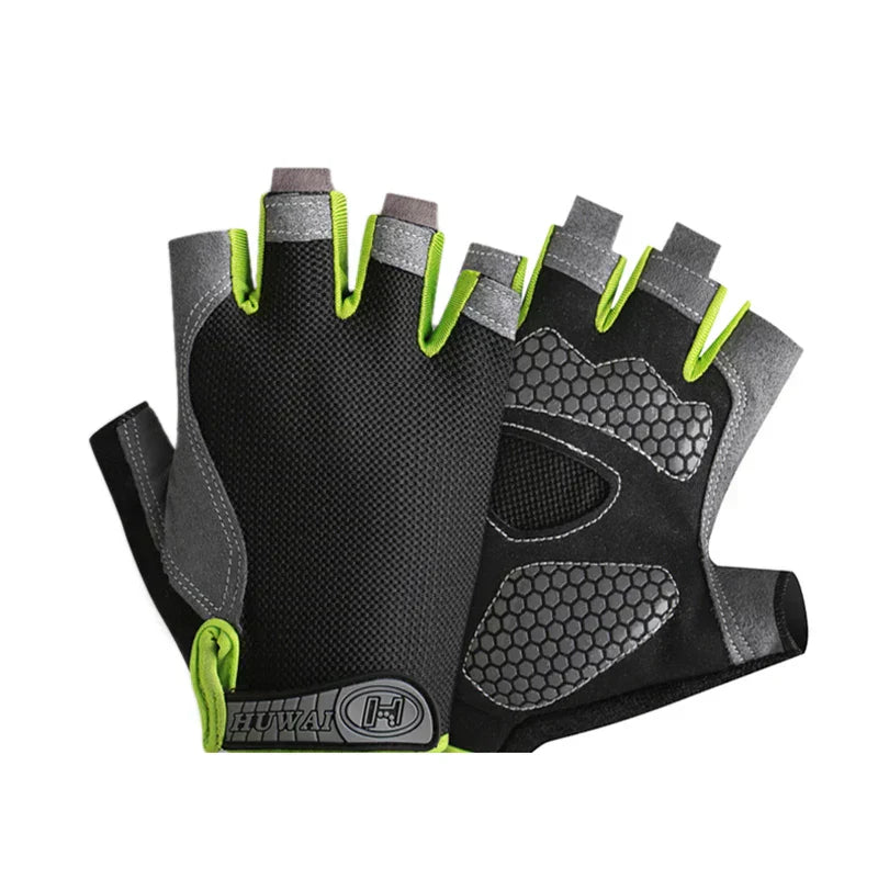 Breathable Anti Slip Cycling Gloves Fitness Training Grip