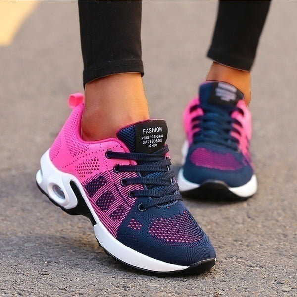 Breathable Womens Walking Sneakers Arch Support Shoes