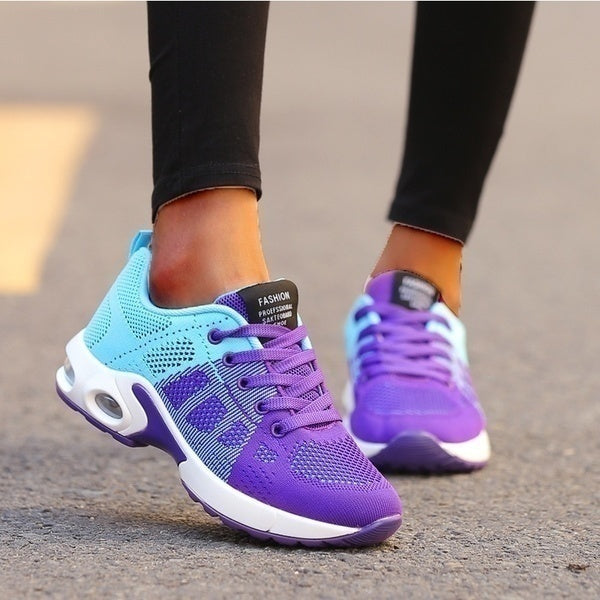 Breathable Womens Walking Sneakers Arch Support Shoes