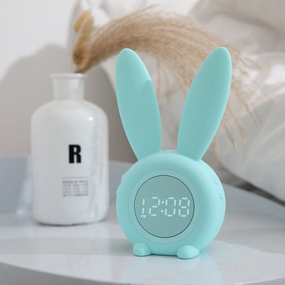 Bunny Kids Sleep Trainer Night Light & Alarm Clock