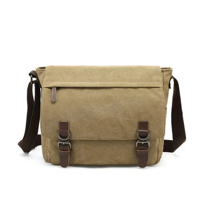 Canvas Shoulder Bag Crossbody Messenger Everyday Travel Bag