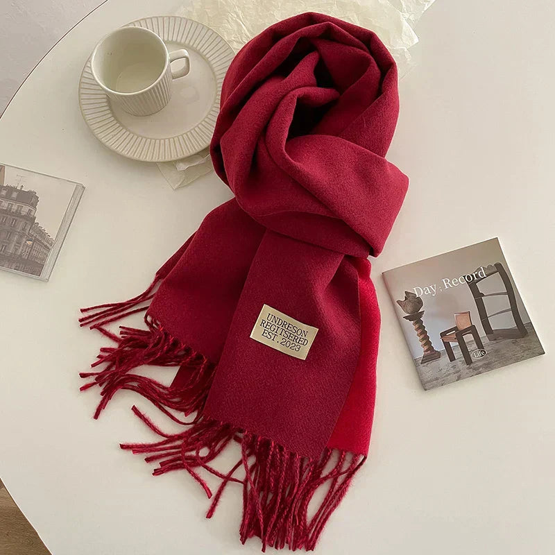 Cashmere Blend Winter Scarf Soft Warm Unisex Fashion Wrap