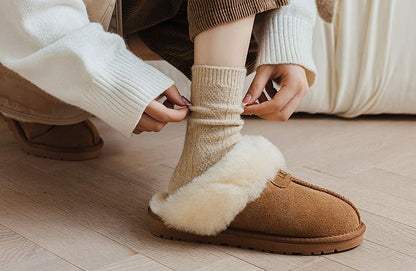 Cashmere Wool Winter Socks Soft Thermal Crew Socks for Men and Women