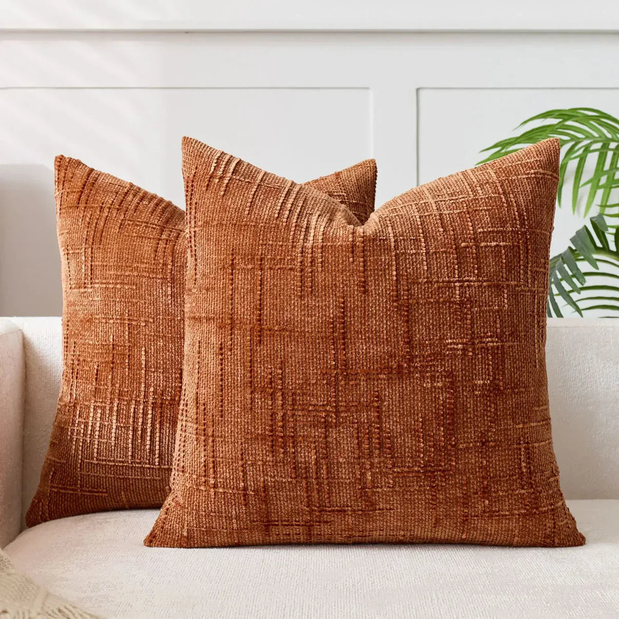 Chenille Cushion Cover Soft Decorative Sofa Pillowcase