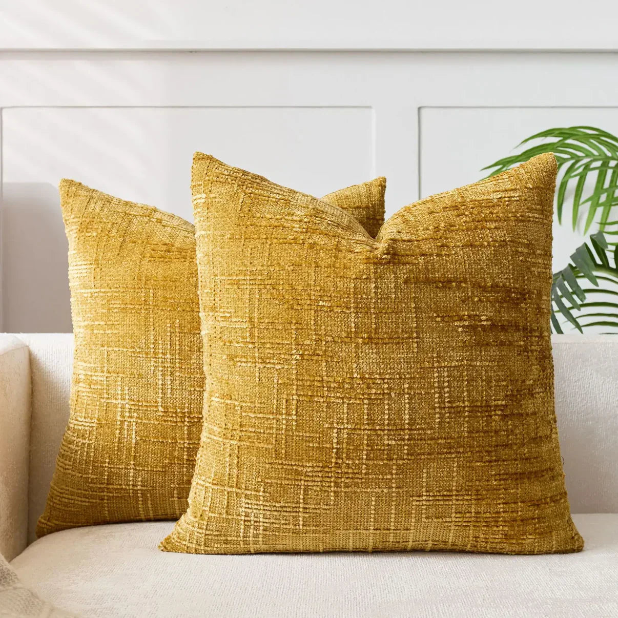 Chenille Cushion Cover Soft Decorative Sofa Pillowcase