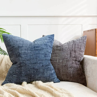 Chenille Cushion Cover Soft Decorative Sofa Pillowcase