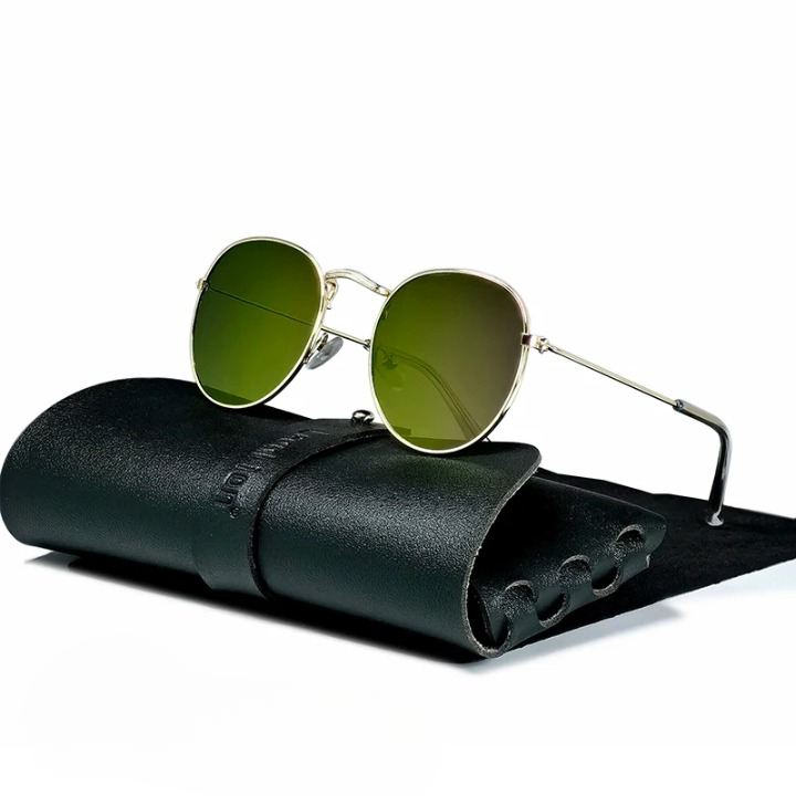 Classic Round Retro Sunglasses Vintage Luxury Eyewear