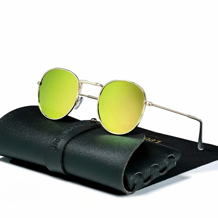 Classic Round Retro Sunglasses Vintage Luxury Eyewear
