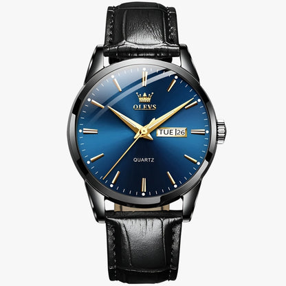 Classic Waterproof Leather Strap Mens Watch