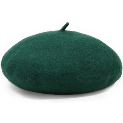 Classic Wool Beret Hat French Style Winter Fashion Cap