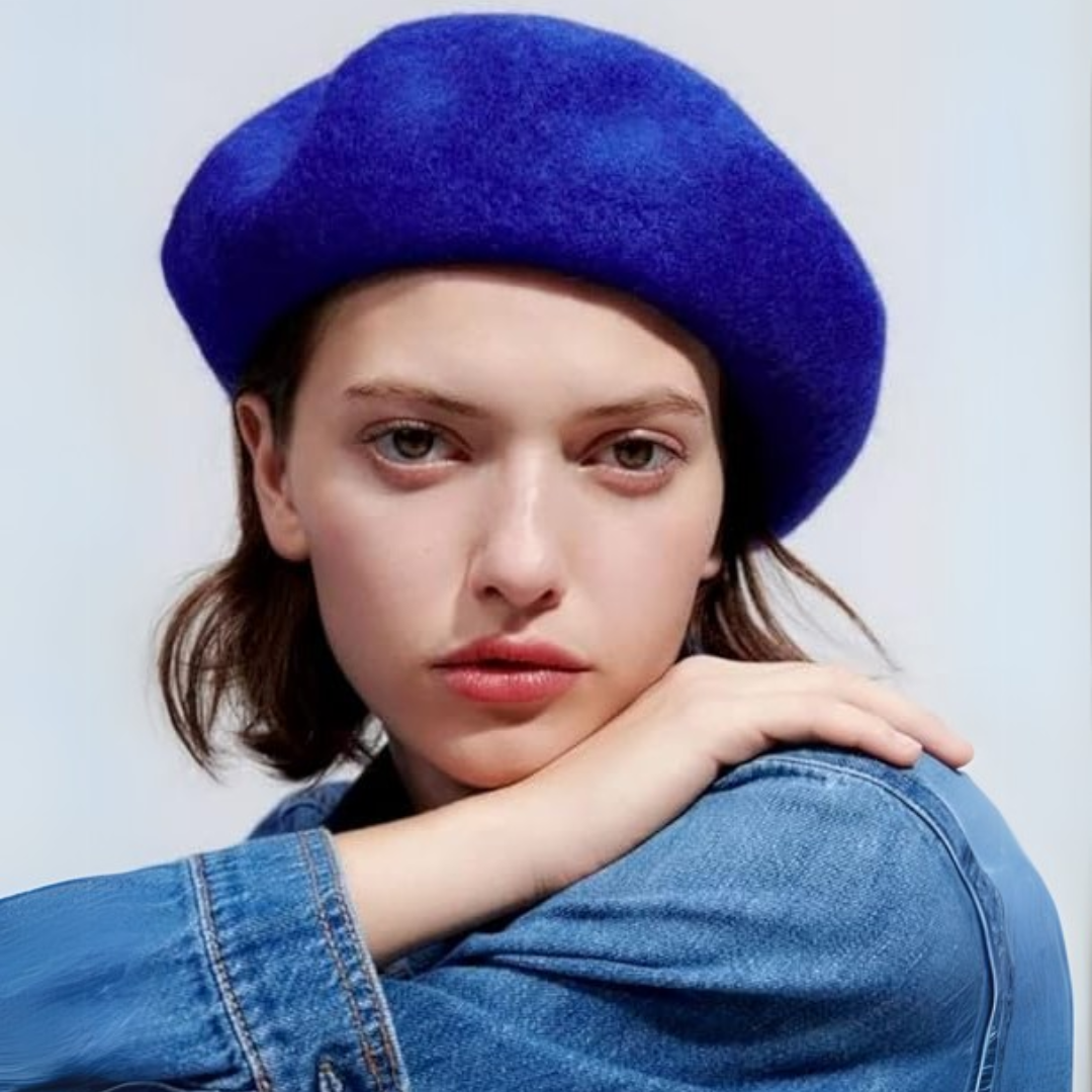 Classic Wool Beret Hat French Style Winter Fashion Cap