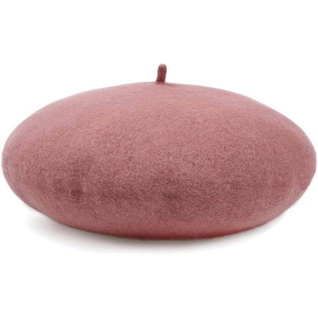 Classic Wool Beret Hat French Style Winter Fashion Cap
