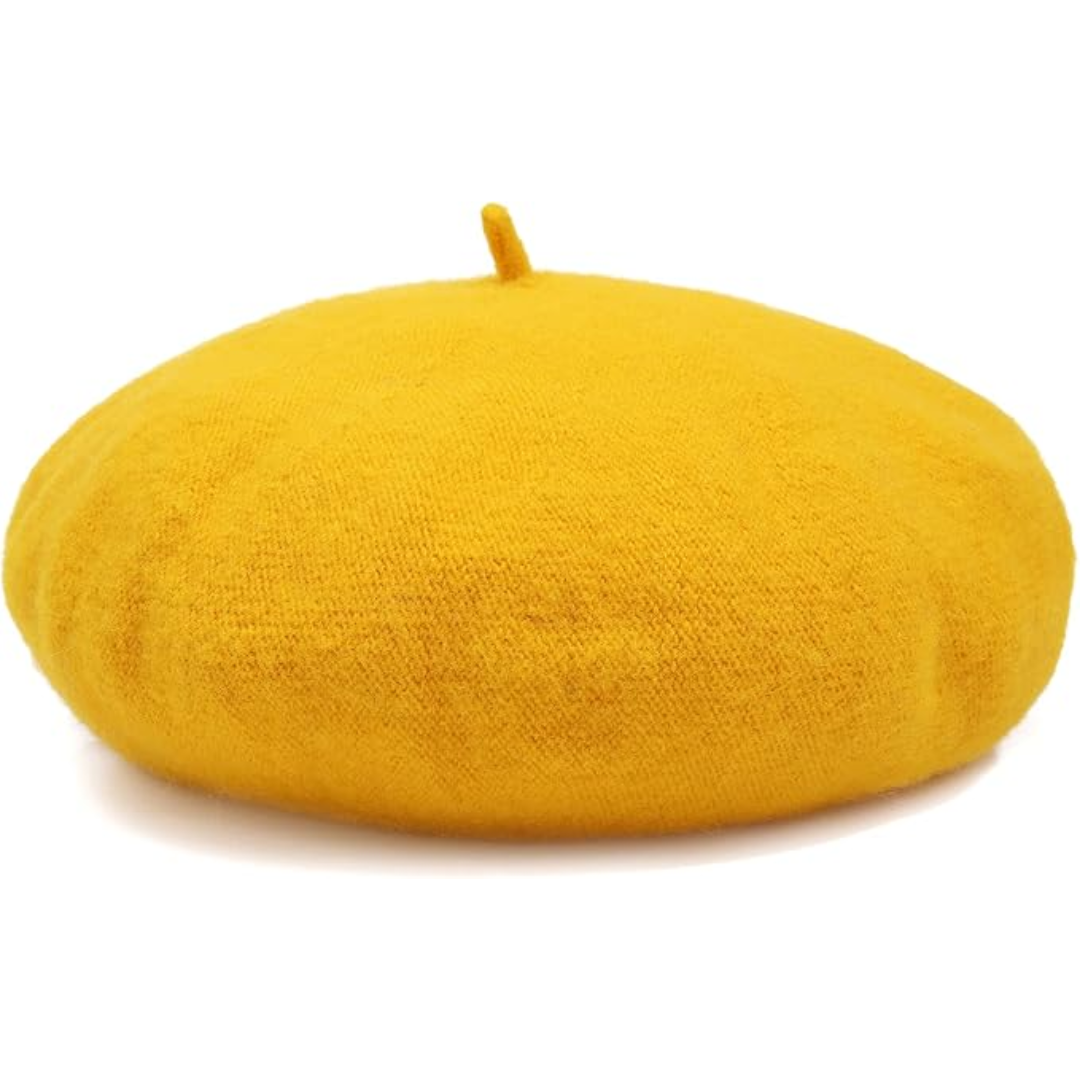 Classic Wool Beret Hat French Style Winter Fashion Cap