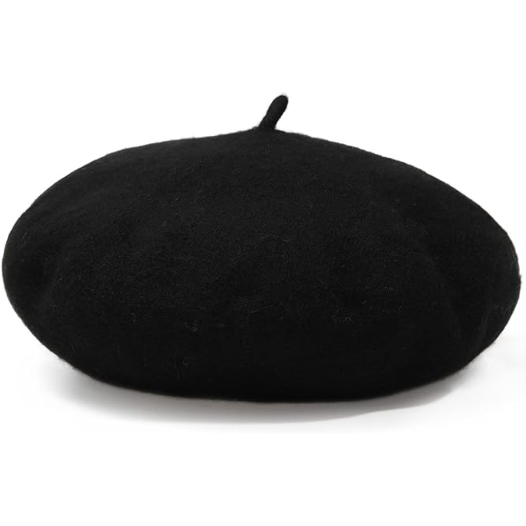 Classic Wool Beret Hat French Style Winter Fashion Cap