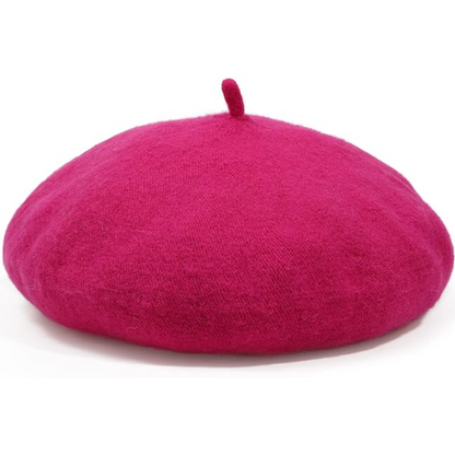 Classic Wool Beret Hat French Style Winter Fashion Cap