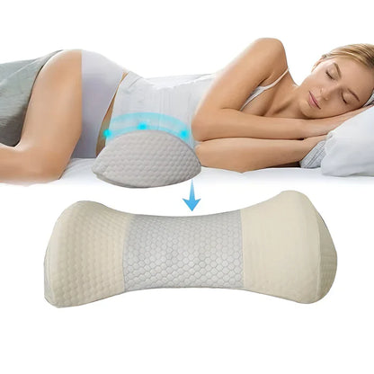 Cooling Lumbar Neck Support Pillow Ergonomic Sleep Cushion