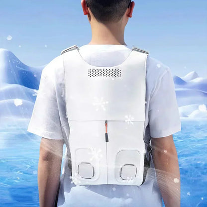 Cooling Vest Fan Powered Lightweight Waterproof Workwear Vest