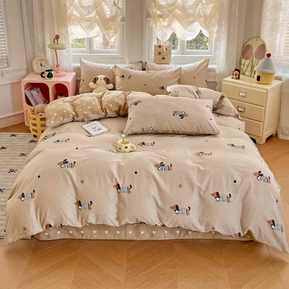 Cotton Bedding Set Soft Breathable All Season Comfort