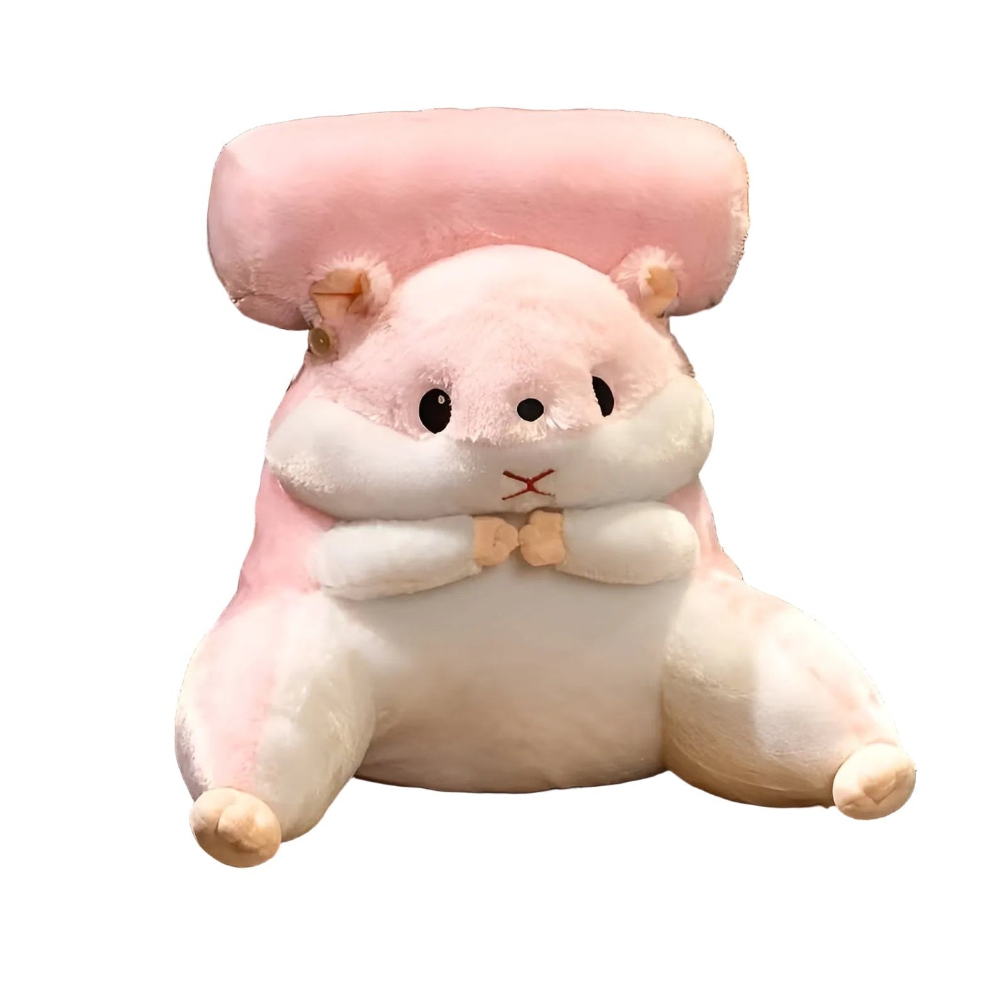 Cute Hamster Lumbar Support Pillow Plush Back Cushion