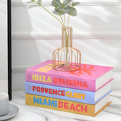 Decorative Faux Book Storage Box Coffee Table Display Accent